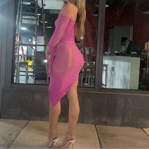Pink Charlotte Poster Girl Dress